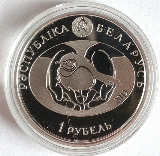 Białoruś 1 Rubel 2013 Dudek
