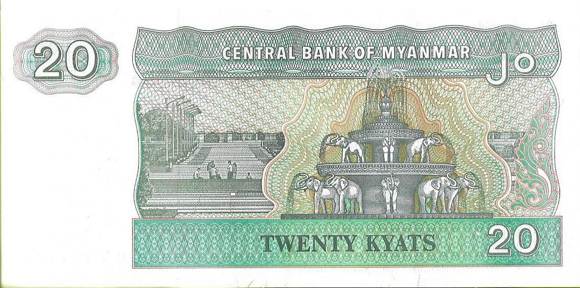 Birma 20 Kiat 1994 - UNC