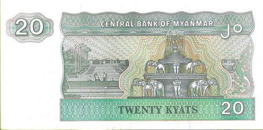 Birma 20 Kiat 1994 - UNC