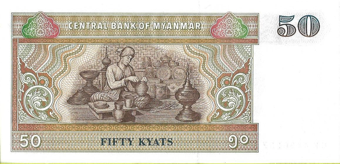 Birma 50 Kiat 1994 - UNC