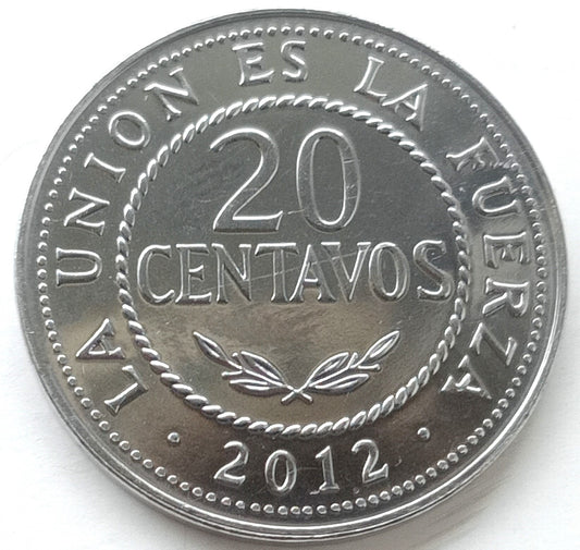 Boliwia 20 Centavo 2012