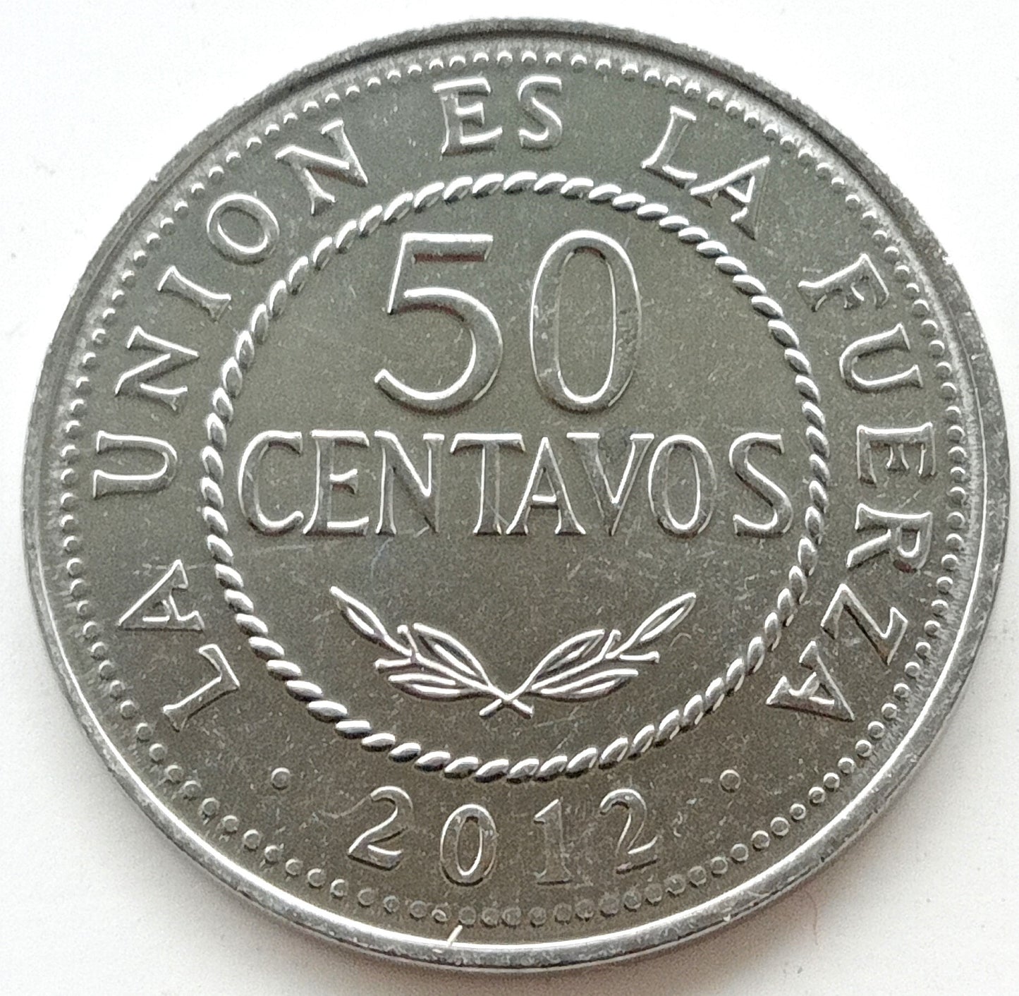 Boliwia 50 Centavo 2012