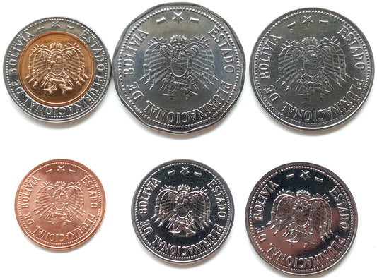 Boliwia zestaw monet 2012
