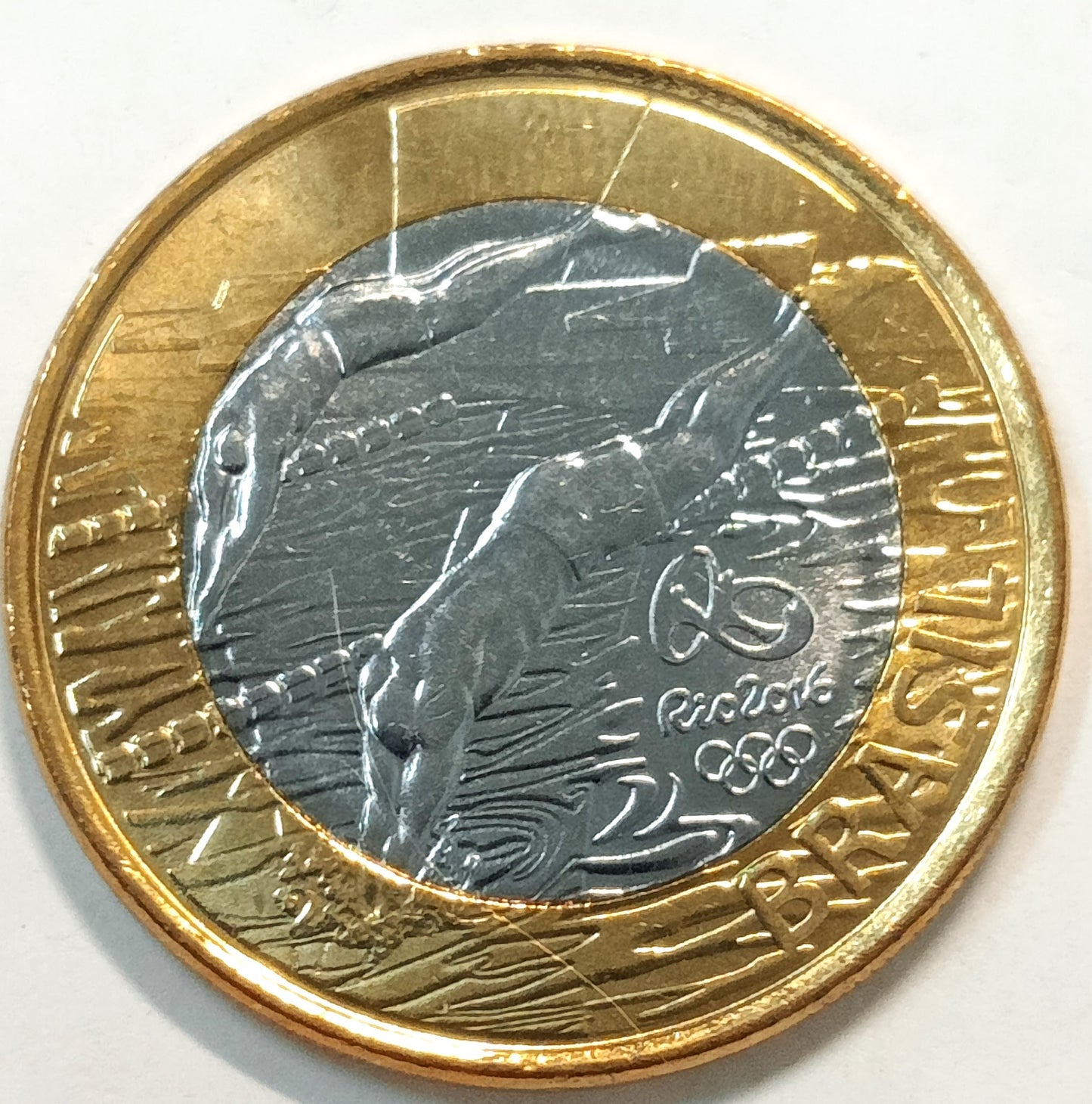 Brazylia 1 Real 2014 XXXI Letnie Igrzyska Olimpijskie 2016  - pływanie