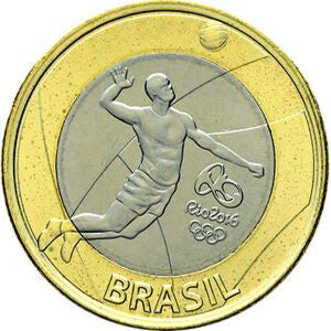 Brazylia 1 Real 2015 XV Letnie Igrzyska Paraolimpijskie, Rio de Janeiro 2016 -siatkówka