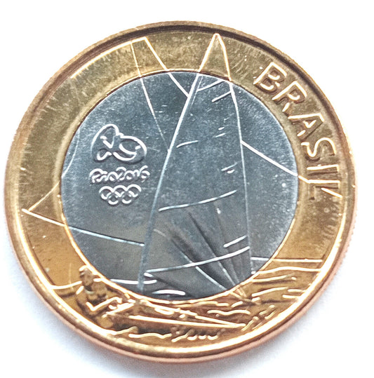 Brazylia 1 Real 2015 XXXI Letnie Igrzyska Olimpijskie 2016 Żeglarstwo w Rio