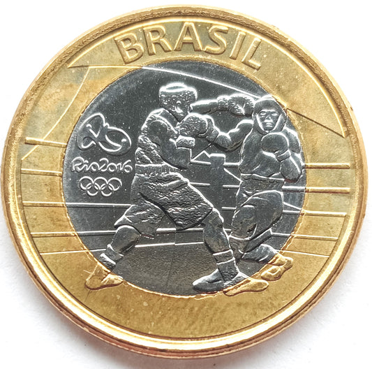 Brazylia 1 Real 2016 Igrzyska XXXI Olimpiady, Rio de Janeiro 2016 - boks