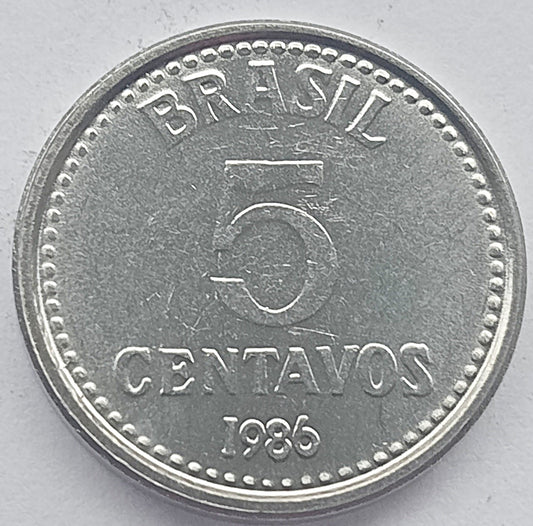 Brazylia 5 Centavo 1986
