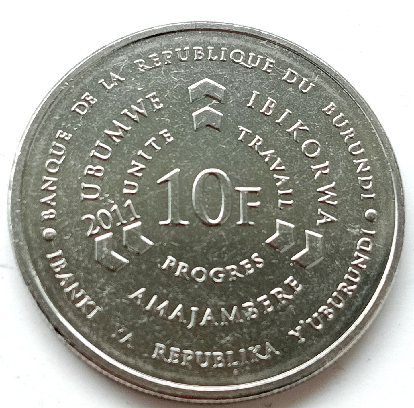 Burundi 10 Franków 2011