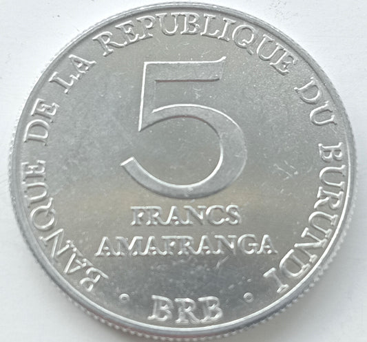 Burundi 5 Franków 1980