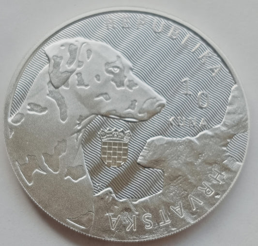 Chorwacja 10 Kuna 2021 Dalmatyńczyk