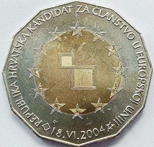 Chorwacja 25 Kuna 2004 Chorwacja kandydatem na członka UE
