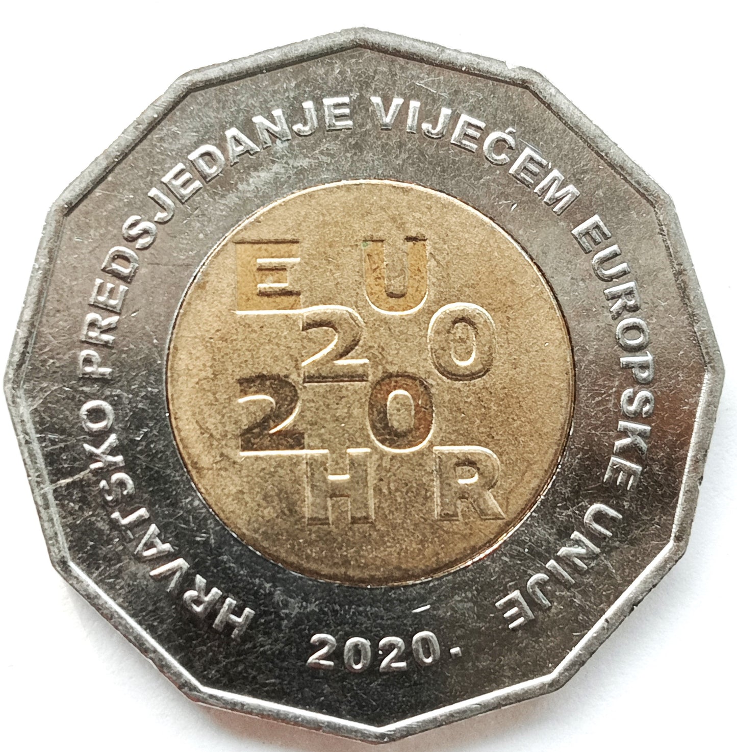 Chorwacja 25 Kuna 2020 Przewodnictwo w Radzie Unii Europejskiej