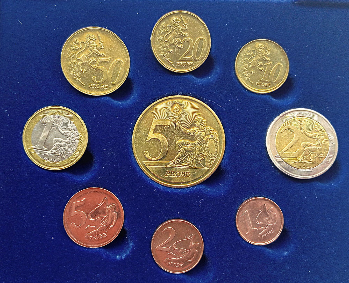 Europa-zestaw euro i eurocent (wzór)