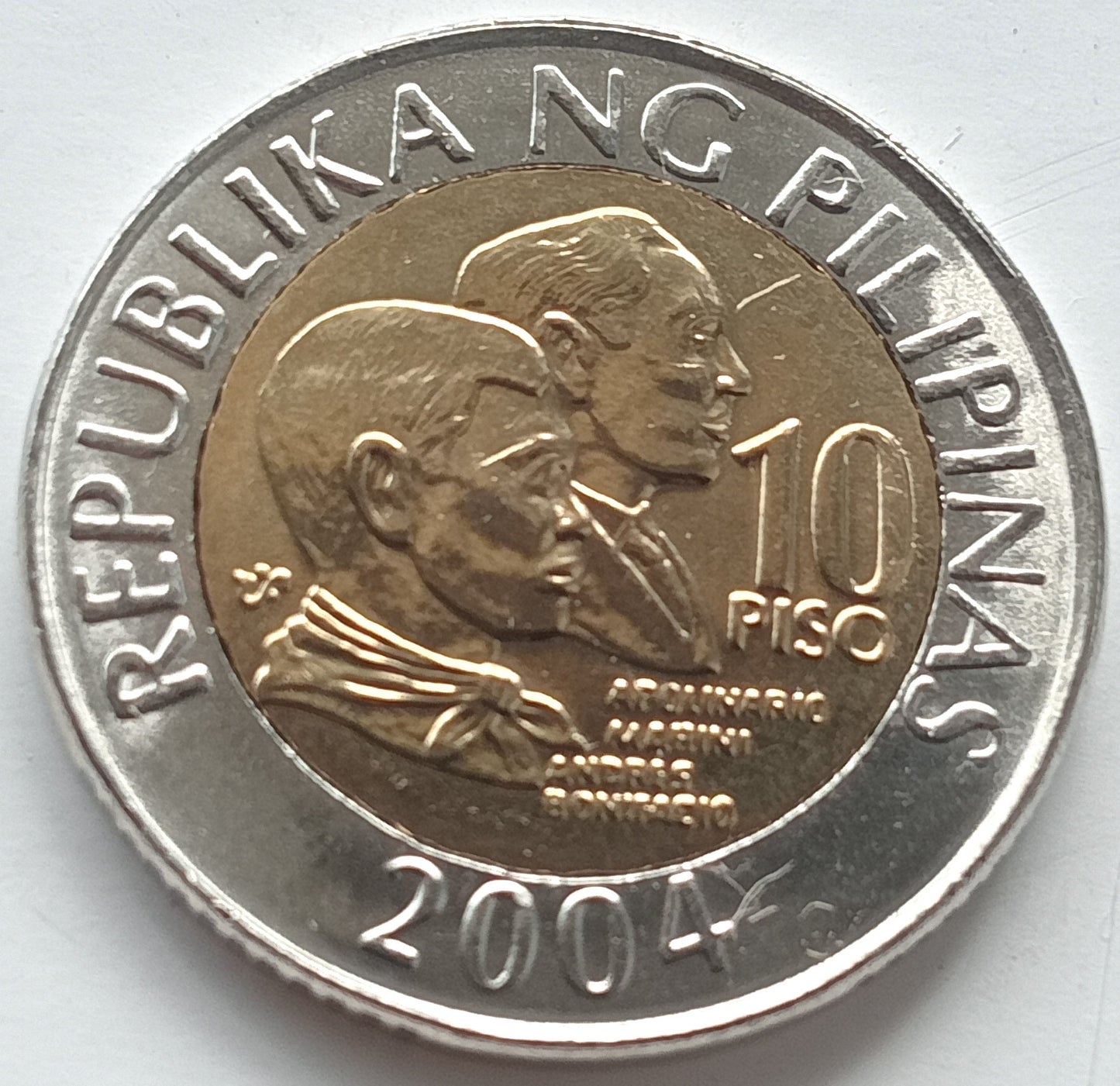 Filipiny 10 Piso 2004