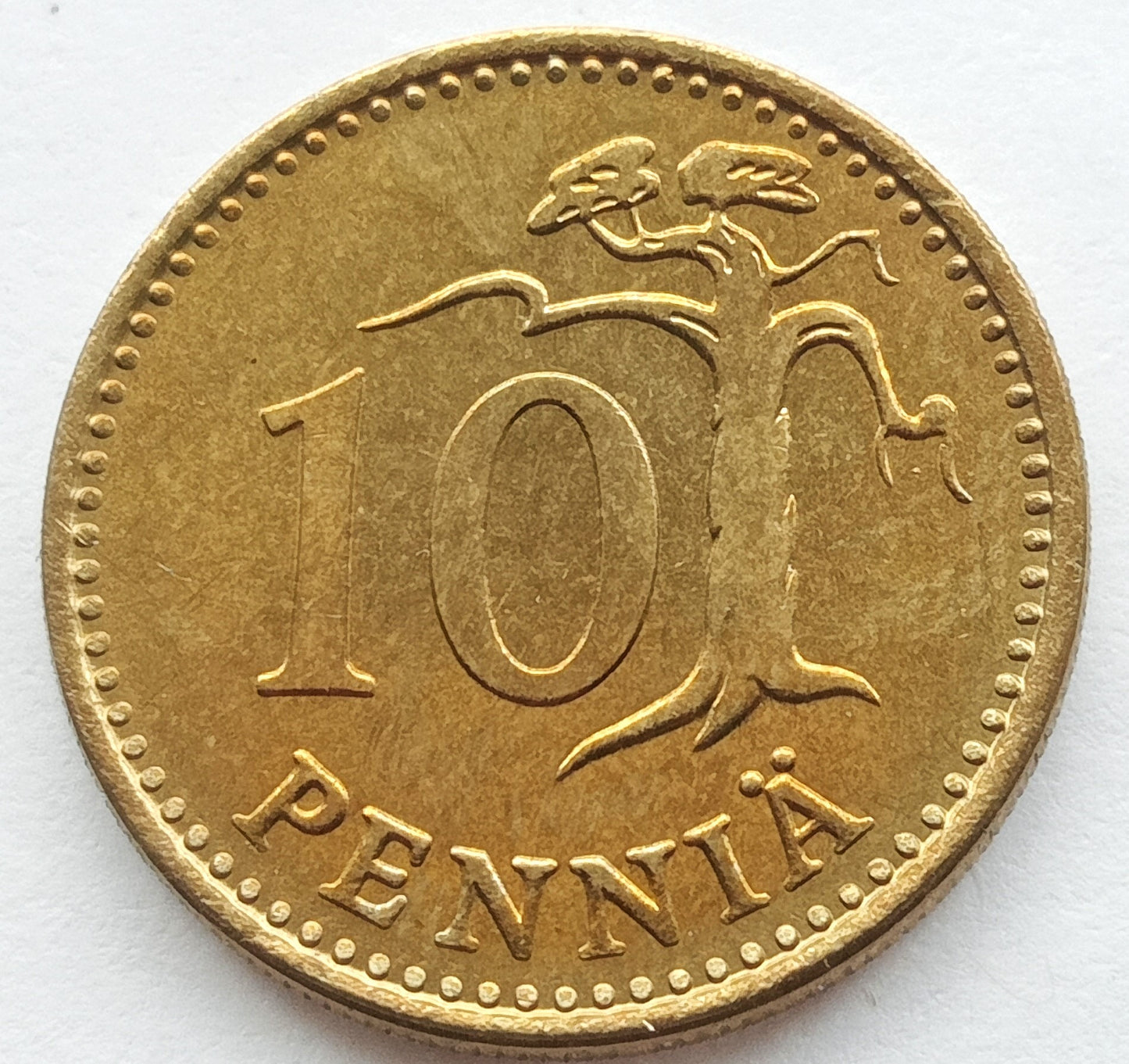 Finlandia 10 Penni 1980