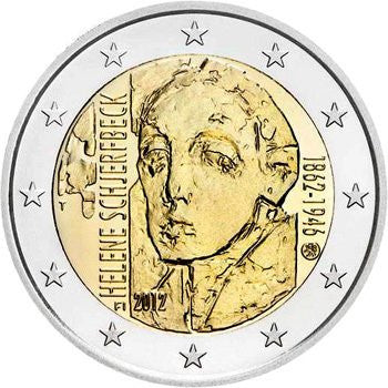 Finlandia 2 euro 2012 150 rocznica urodzin Helene Schjerfbeck