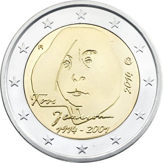 Finlandia 2 euro 2014 Pisarka, autorka komiksów - Tove Jansson