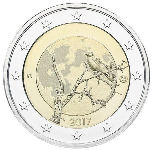 Finlandia 2 euro 2017 Natura fińska