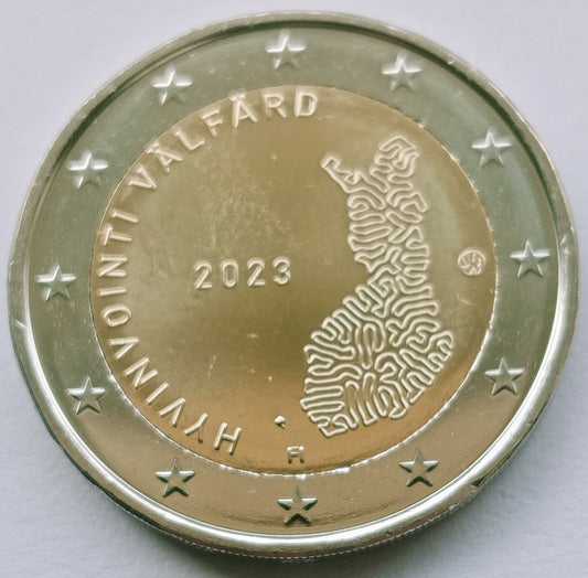 Finlandia 2 euro 2023 Służby społeczne i ochrony zdrowia
