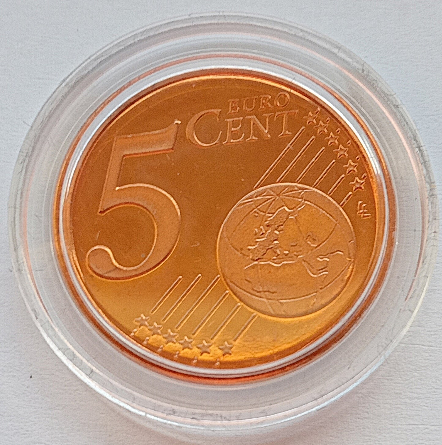 Finlandia 5 Euro Centy 2002 Lew heraldyczny herbu Finlandii