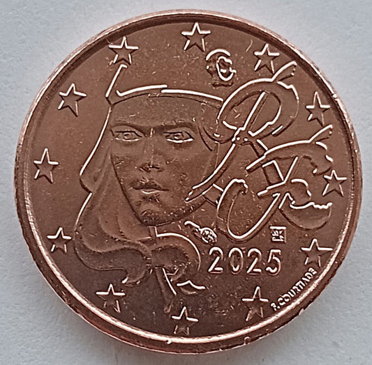 Francja 1 Euro Cent 2025