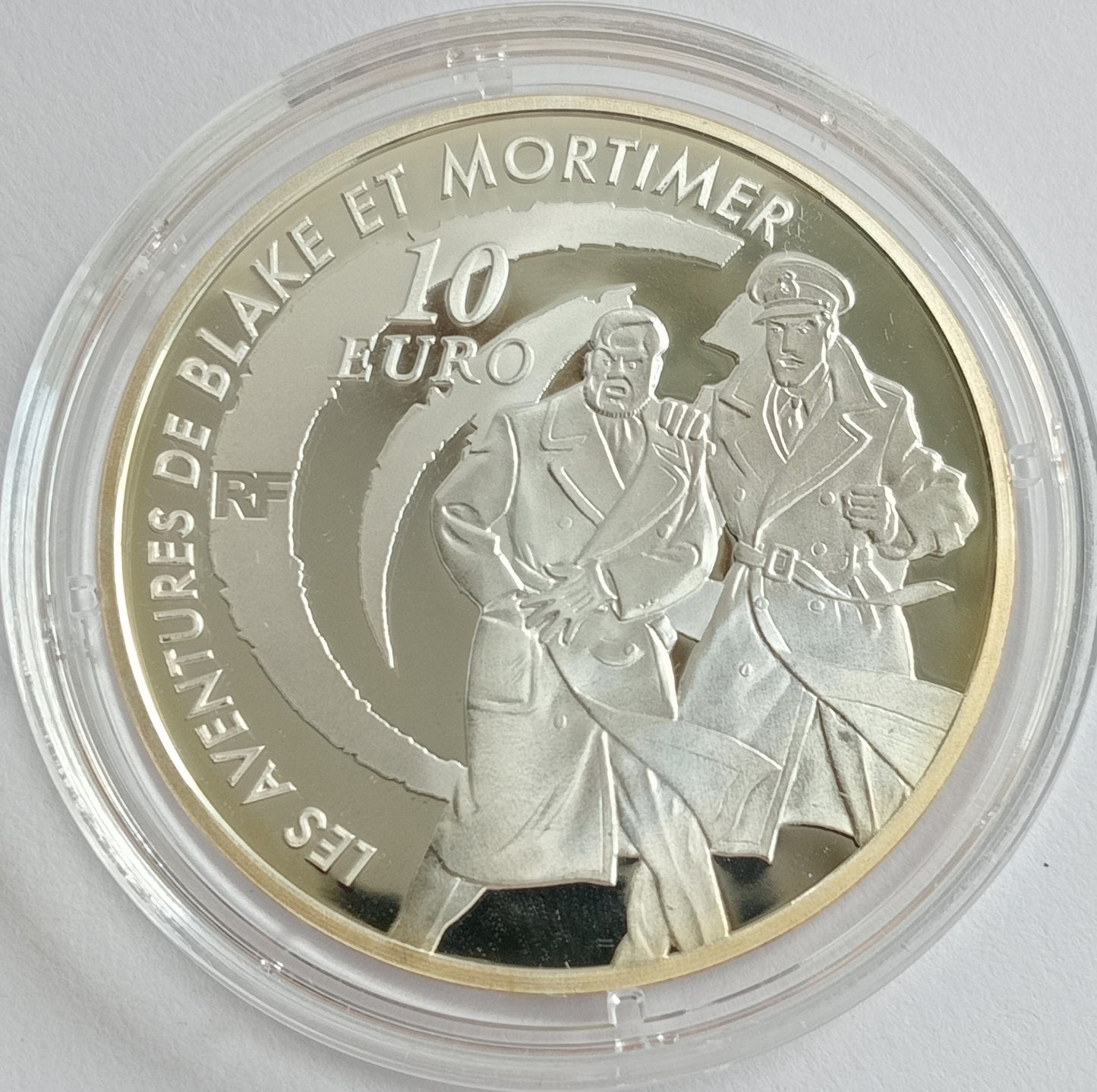 Francja 10 euro 2010 Przygody Blake'a i Mortimera