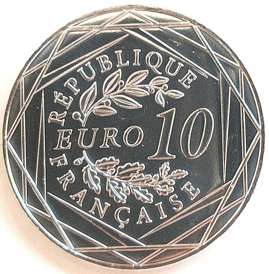 Francja 10 euro 2016 kogut