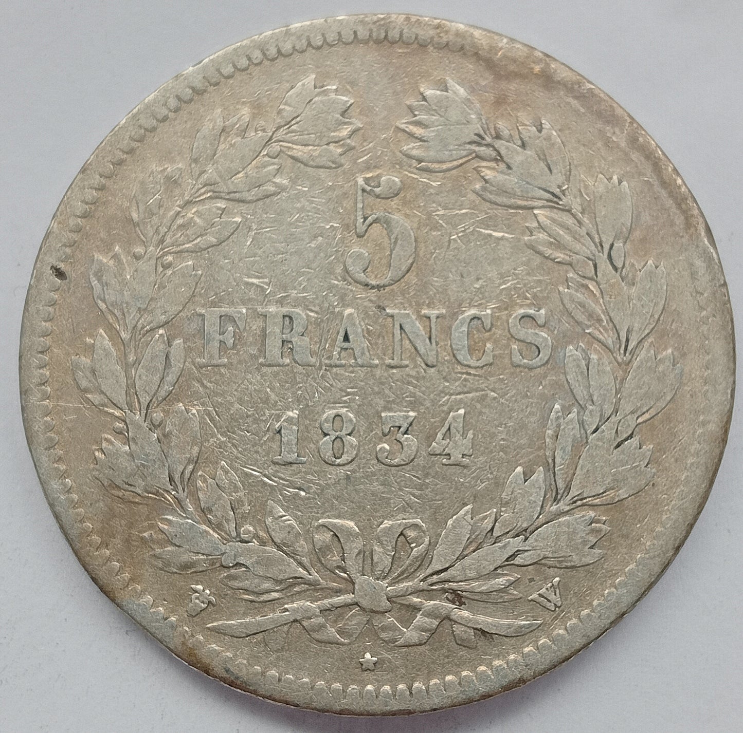 Francja 5 Frank 1834