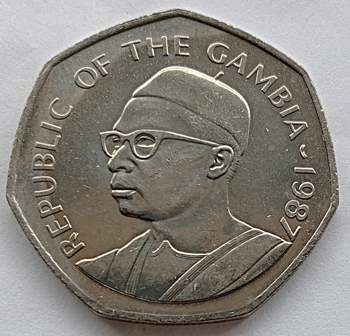 Gambia 1 Dalasi 1987