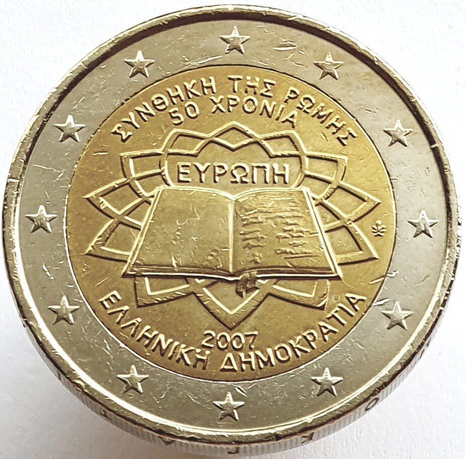 Grecja 2 euro 2007 50-lecie Traktatu Rzymskiego (Grecja)