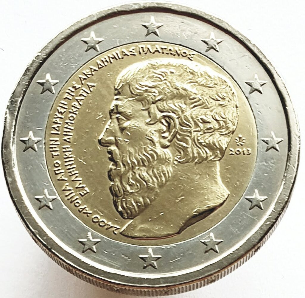 Grecja 2 euro 2013 2400 rocznica utworzenia Akademii Platońskiej