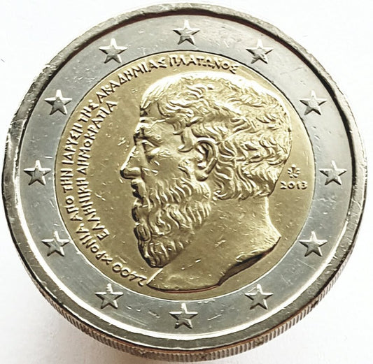 Grecja 2 euro 2013 2400 rocznica utworzenia Akademii Platońskiej