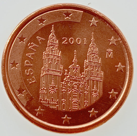Hiszpania 1 Euro Cent 2001