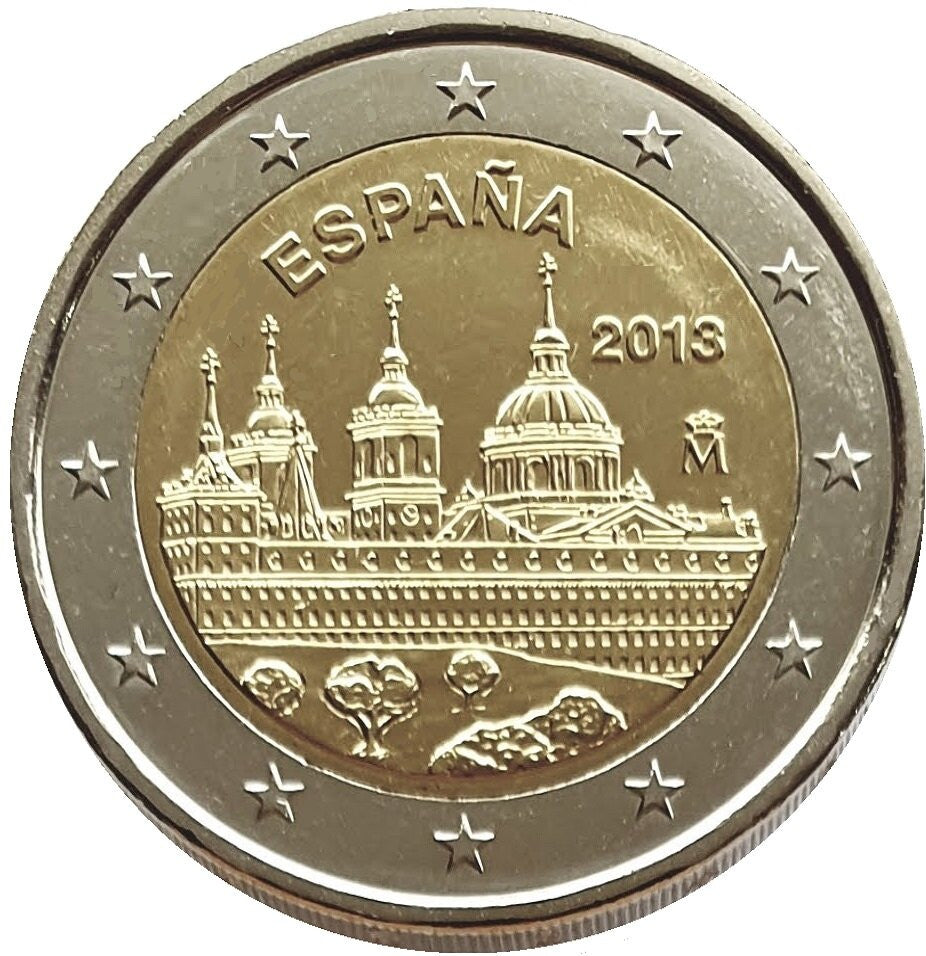 Hiszpania 2 euro 2013 UNESCO – Zespół pałacowo-klasztorny w Eskurialu