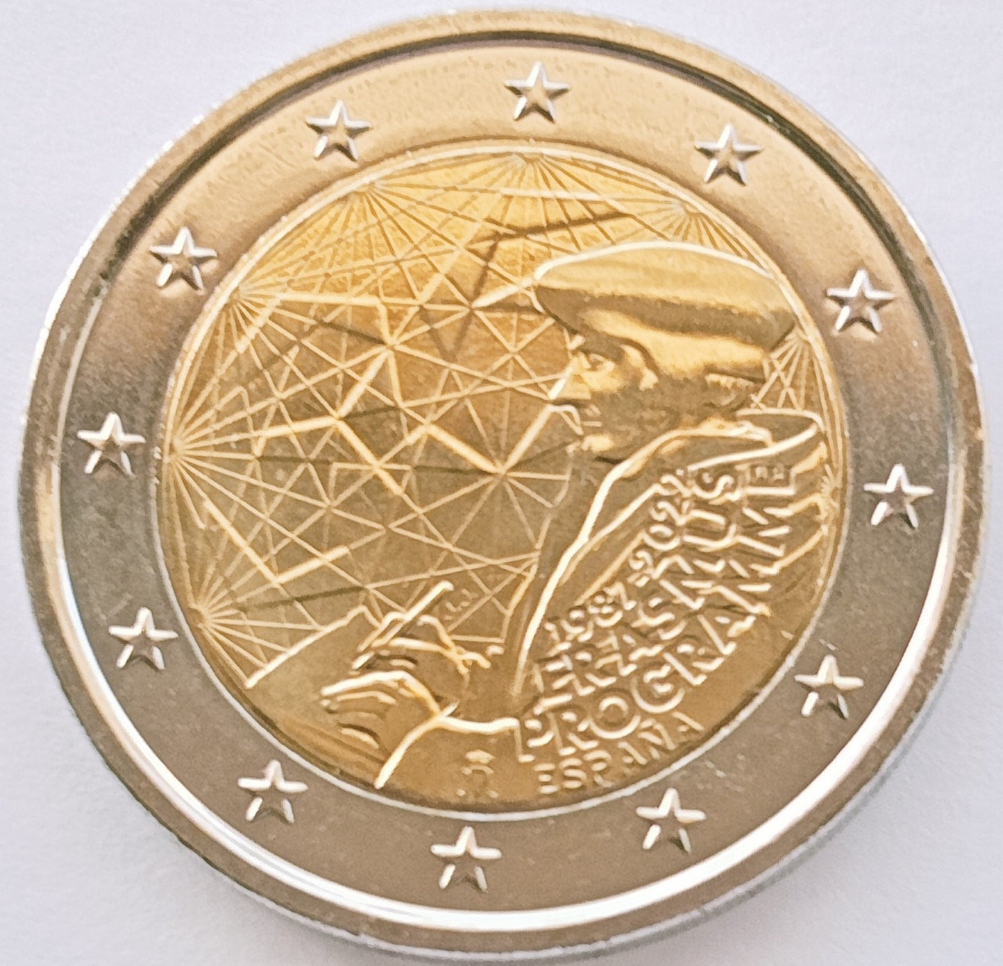 Hiszpania 2 euro 2022 35 lat programu Erasmus