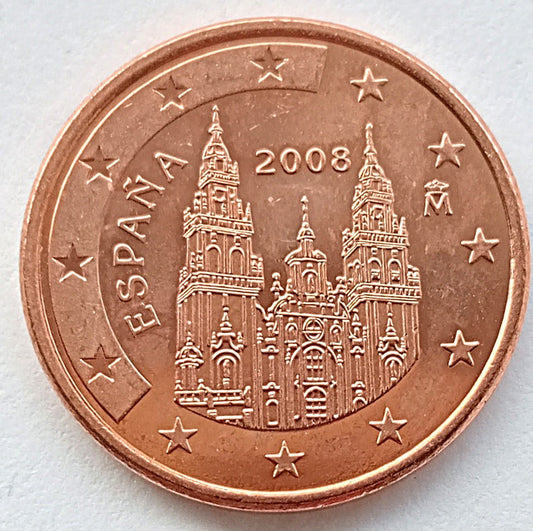 Hiszpania 5 Euro Cent 2008