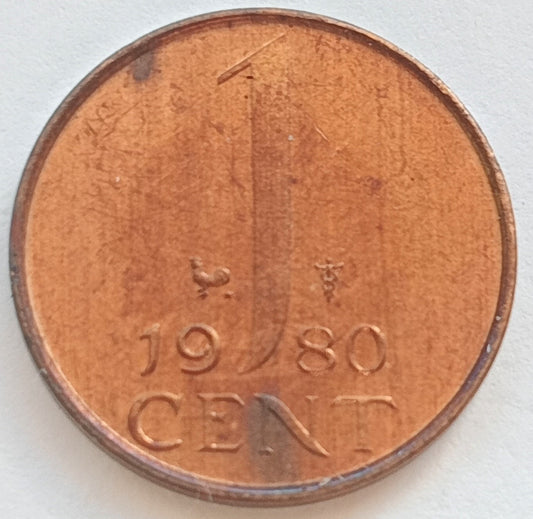 Holandia 1 cent 1980