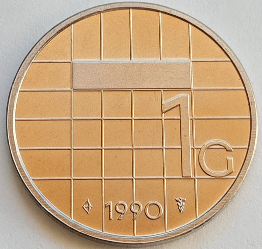 Holandia 1 Gulden 1990