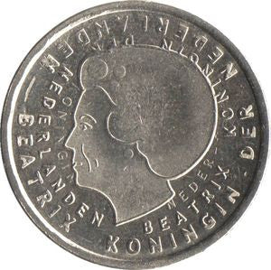 Holandia 1 Gulden 2001 Dziecięcy rysunek - Lew