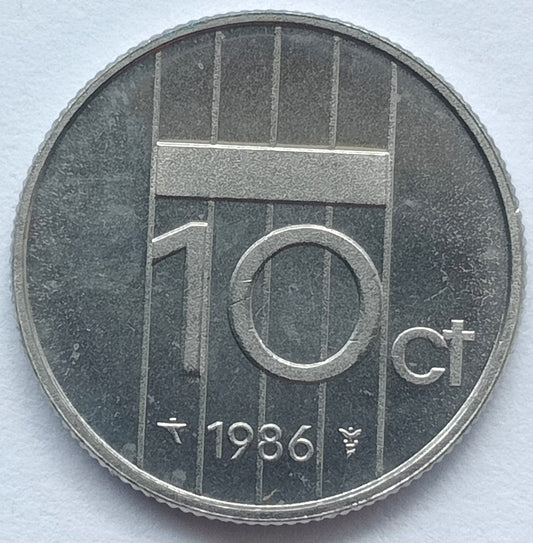 Holandia 10 Cent 1986