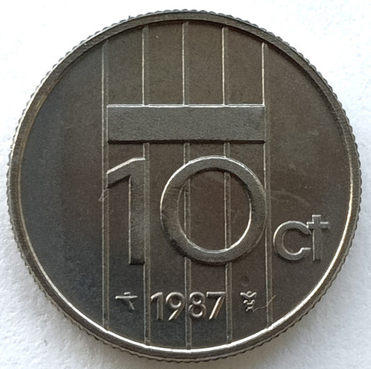 Holandia 10 Cent 1987