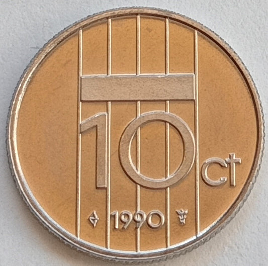 Holandia 10 Cent 1990