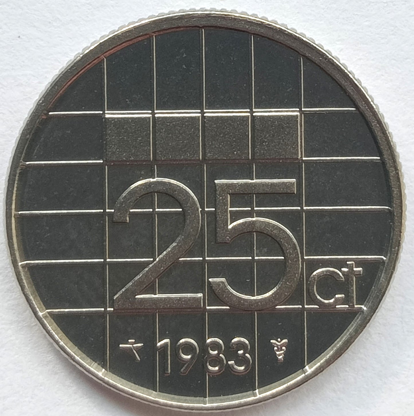 Holandia 25 Cent 1983
