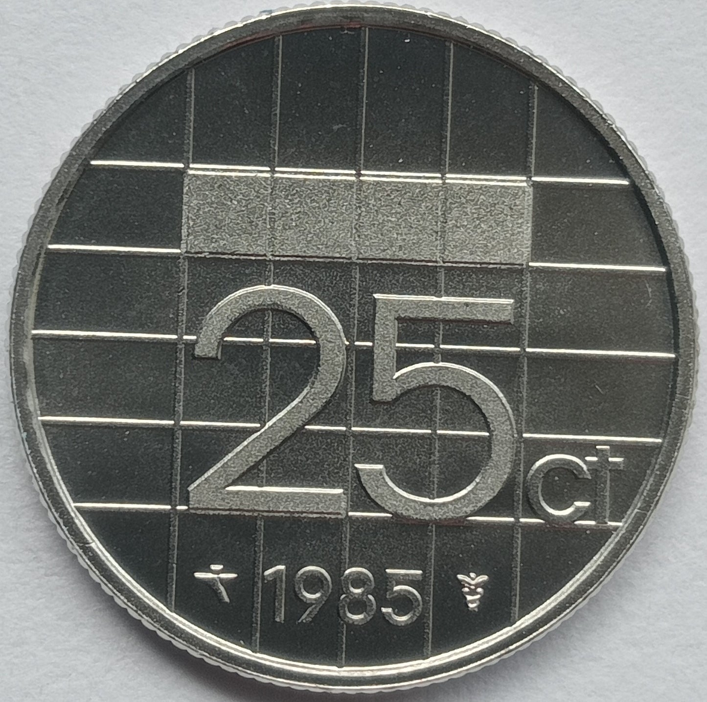 Holandia 25 Cent 1985