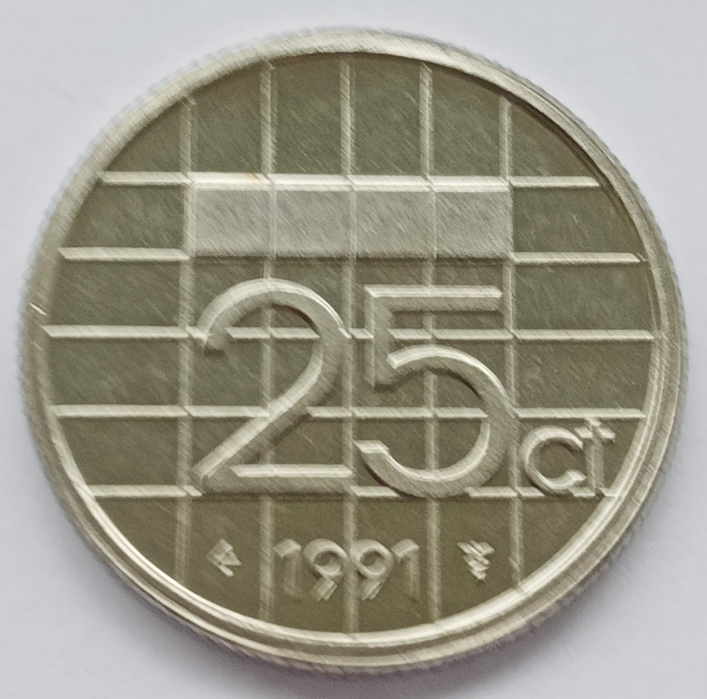 Holandia 25 Cent 1991