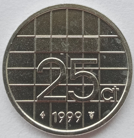 Holandia 25 Cent 1999