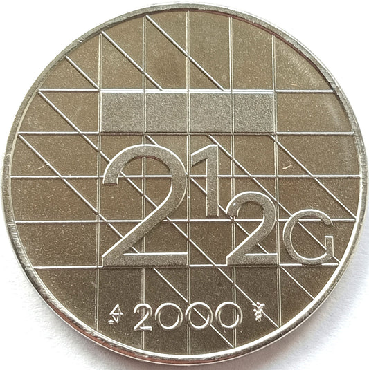 Holandia 2,5  Gulden 2000