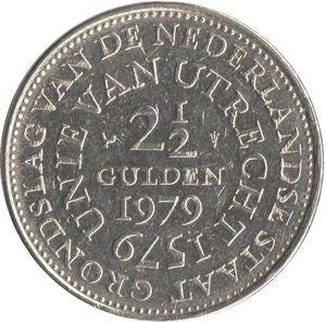 Holandia 2,5 Guldena 1979 Unia Utrechtu