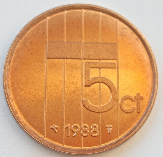 Holandia 5 Cent 1988